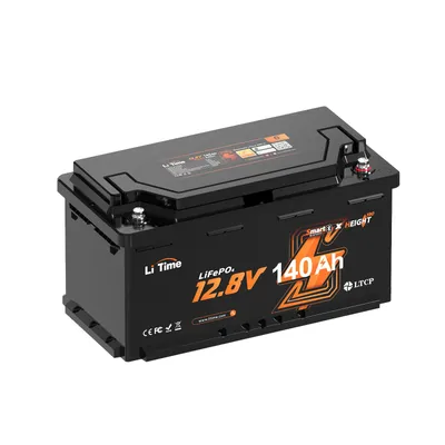 Image de Batterie LiFePO4 12V 140Ah avec Bluetooth, boîtier DIN H8 pour camping-cars
