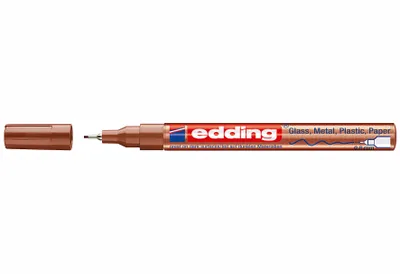 Produktbild von Edding 002516-055, Bronze, Kupfer, Feine Spitze, Kupfer, Aluminium, Fein, 0,8 mm
