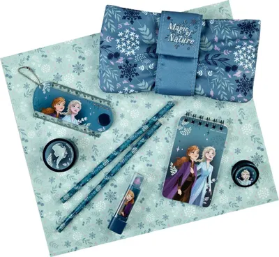 Image de Set de papeterie Disney Frozen - Set cadeau 8 pièces pour enfants