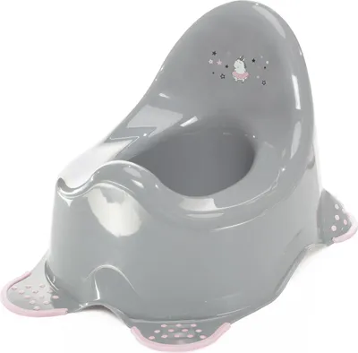 Produktbild von ZOPA Babytöpfchen „Einhorn“ Grau/Rosa