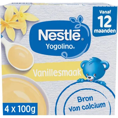 Image de Nestlé Yogolino Vanilla Baby Porridge 12 Mois+ 400g – Yaourt crémeux à la vanille