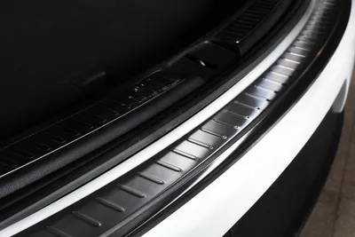 Produktbild von Edelstahl Ladekantenschutz Anthrazit für Porsche Macan V2A 2014-