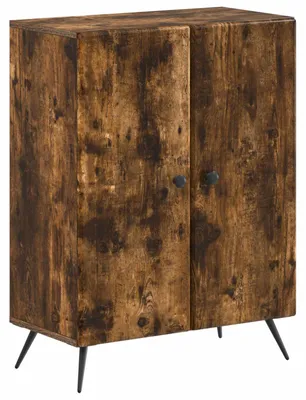Imagen del producto de Armario de almacenamiento para baño BREDA, color roble ahumado