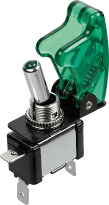 Obrázek produktu pro Pákový spínač s pojistkou - 12/24V - zelený - 20A