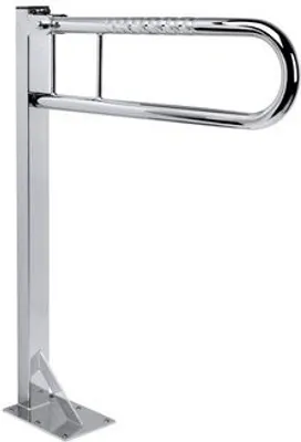 FRELU Stützklappgriff aus Edelstahl mit Standsäule für die Bodenmontage Frelu  SKGS600F - SKGS700F - SKGS850F