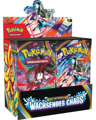 Produktbild von Pokémon Sammelkarten|Pokémon|Amigo Pokémon-Sammelkartenspiel: Boosterpack Mega-Entwicklung - Wachsendes Chaos