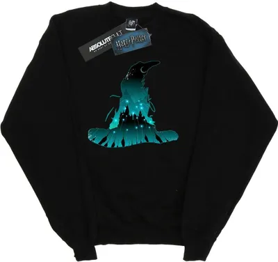 Produktbild von Harry Potter - "Hogwarts" Sweatshirt für Damen BI20446 (S) (Schwarz)