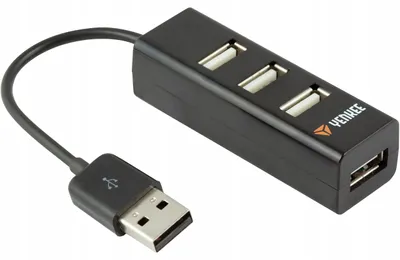 Immagine prodotto di YHB 4001BK Hub 4xUSB2 nero YENKEE