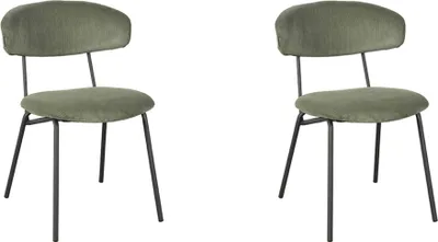 Produktbild von LABEL51 Esszimmerstuhl Zack – Forest – Ribcord