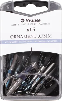 Produktbild von Brause Schachtel mit 15 Ornamentfedern 152007B