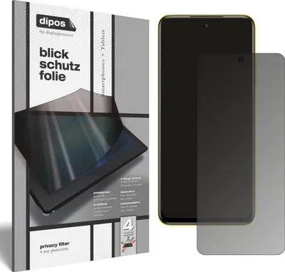 Produktbild von Blickschutzfolie für Poco M3 Pro 5G matt Schutzfolie Folie Display Schutz dipos