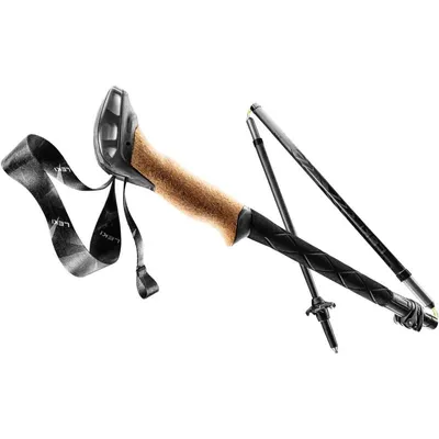 Zdjęcie produktu dla Leki Black Series FX Carbon Black/Clear/Naturalcarbon 110 - 130 cm Kije trekkingowe
