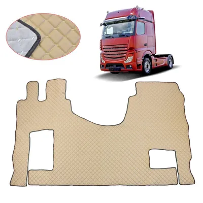 Immagine prodotto di Tappetini per camion Mercedes Actros MP4 MP5 Rivestimento in pelle ecologica Automatico BEIGE