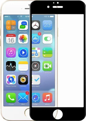 Produktbild von Apple iPhone 6 Plus / 6s Plus 3D Panzer Glas Folie Display Schutzfolie Hüllen Case Schwarz