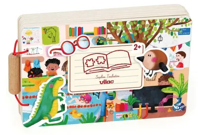 Image de Vilac livre puzzle en bois - les activités