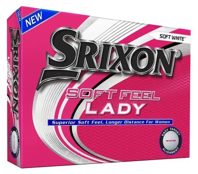 Zdjęcie produktu dla Srixon Soft Feel Golfball | Ladies I WHITE 12 piłek/ 1 dz.