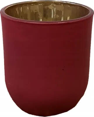 Produktbild von Glamour Glaskerzenständer für Teelicht rot 10x7,5