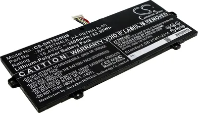 Produktbild von TECHTEK Laptop Akkus Kompatibel mit [Samsung] BA43-00386A, NP850XBC, NP850XBC-X01HK, NP850XBC-X01US, NP850XBC-X02US, NP940X3M, NP940X3M-K01us, NP940X