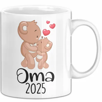 Produktbild von Trendation - Du Wirst Oma 2022 Tasse Geschenk Schwangerschaft Verkünden Großmutter Überraschung Baby Kaffeetasse Oma (Weiß)
