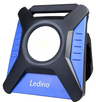 Produktbild von LED Arbeitsstrahler, Alu, Schwarz, Steckdosen, IP54, H 55 cm