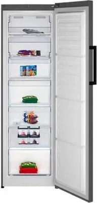 Zdjęcie produktu dla Beko RFNE290L41GN, 256 l, 18 kg/24h, SN-T, System nie zamrażania, E, Szary