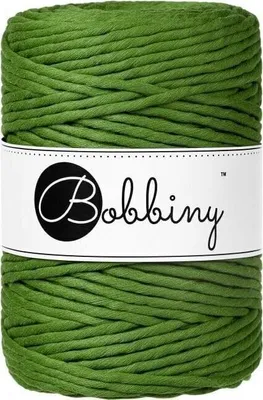 Obrázek produktu pro Bobbiny Macrame Cord 5 mm 100 m Moss Green Šňůra