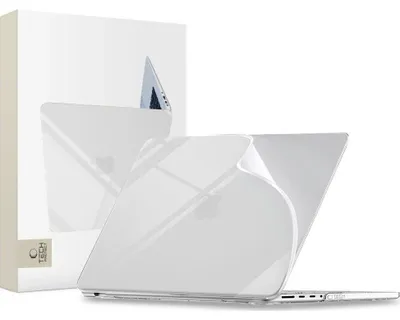 Produktbild von Schutzhülle für MacBook Pro 16" 2021-2026, Tech-Protect Softshell, mattes Transparent