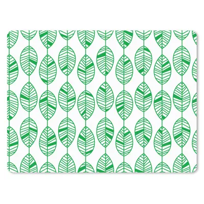 Obrázok produktu pre Podložka pod myš - Vzor - Leaf - Green - 23x19cm - Rohožka pod myš