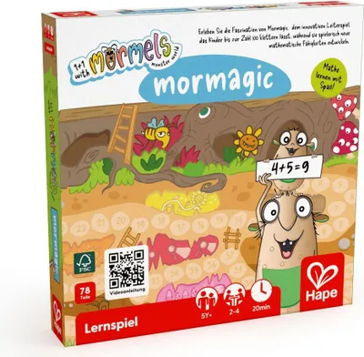 Produktbild von Hape Lernspiel Mormagic - spannendes Monsterspiel für Kinder