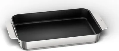 Produktbild von Pro Induction Flex Pfanne HEZ9FF010 (edelstahl/schwarz, groß, 45 x 26cm)