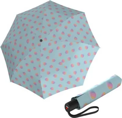 Obrázek produktu pro Knirps KNIRPS A.200 MEDIUM DUOMATIC Magicdots Sky - elegantní dámský plnoautomatický deštník