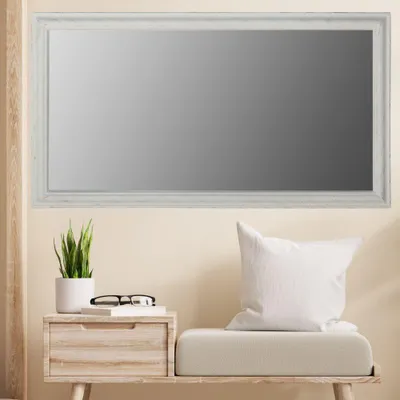 Produktbild von Vintage Spiegel FONDA Weiss-Antik 132x72cm Facettenschliff