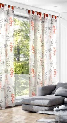 Produktbild von Schlaufenschal „Nadine" rot - Größe (HxB) 245x135cm rot