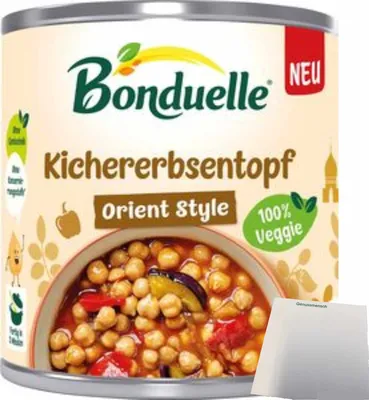 Produktbild von Bonduelle Kichererbsentopf (400g Dose) + usy Block