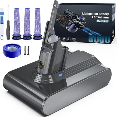 Obrázok produktu pre Morpilot 8000mAh batéria kompatibilná s Dyson V7 SV11 Sada filtrov