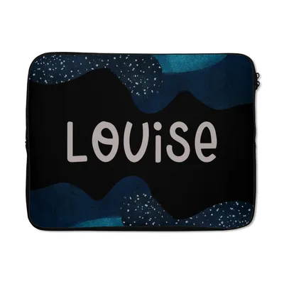 Produktbild von MuchoWow® Laptop Hülle 17 Zoll Laptoptasche Louise - Pastell - Mädchen - Zipper - Schutzabdeckung