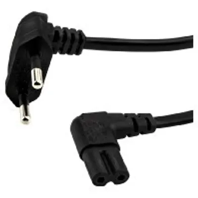 Produktbild von e&p Elektrik Handels GmbH & Co.KG Netzkabel gewinkelt 3m,sw NW1/3 (2872510)