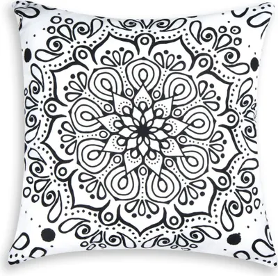 Imagen del producto de Excelsa, cojín decorativo bohemio, color , algodón, 45x45x16 cm, multicolor