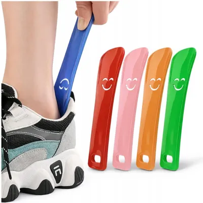 Produktbild von Schuhlöffel - 15 cm - Kunststoff-Schuhlöffel - Schuhzubehör - zum Anziehen von Schuhen