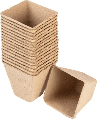 Zdjęcie produktu dla VERTO Rozsadniki torfowe: 8 x 8 x 7.8 cm, 18 sztuk