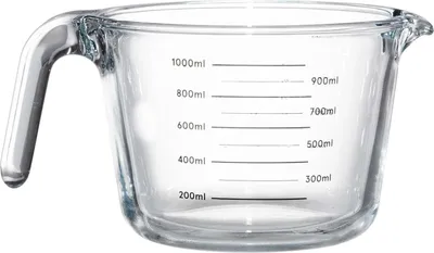 Produktbild von Messbecher aus Glas, 1 Liter Fassungsvermögen