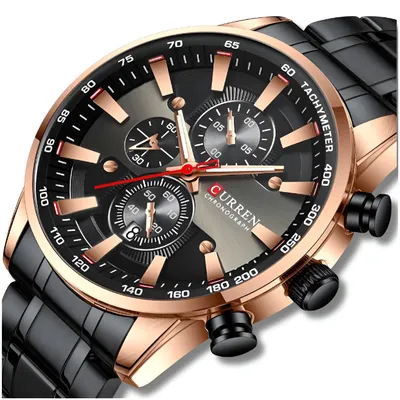 Zdjęcie produktu dla Zegarek Męski Curren Klasyczny Elegancki Chronograf Datownik 6 Kolorów