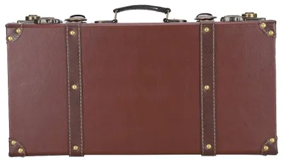 Produktbild von Aufbewahrungsbox Holz Retro Hand Hintergrund Wanddekoration Sammlung Zubehör 1329A Braune Trompete