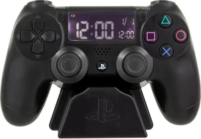 Image de Paladone PP4926PS Réveil numérique LCD noir avec rétroéclairage et port USB