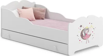 Obrázok produktu pre Detská postieľka ANNA so zásuvkou 160x80 – Spiaca princezná