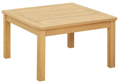 Zdjęcie produktu dla Stolik kawowy z litego drewna akacji, wymiary: 60 x 60 x 36 cm