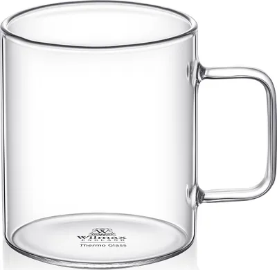 Produktbild von Wilmax Kaffeetasse 400 ml Borosilikatglas Transparent WL-888607/A
