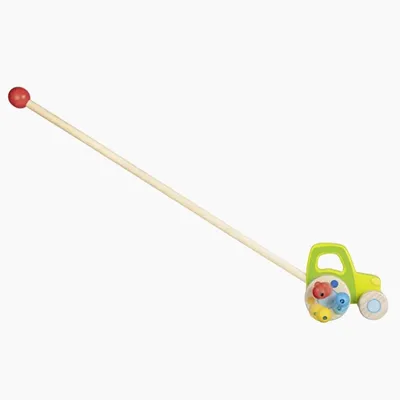 Obrázok produktu pre goki 54880 Ťahací traktor H= 10 cm, drevo, farebný