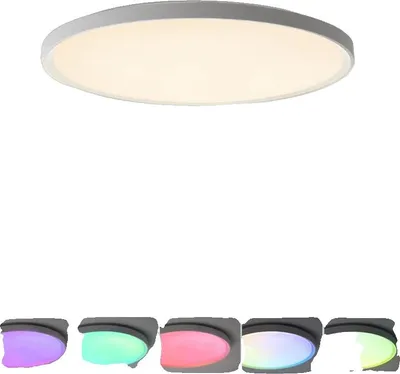 Image de Plafonnier, éclairage couleur RGB,intelligente, 46 cm