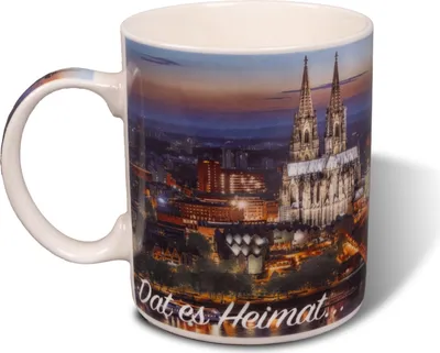 Produktbild von Kaffeebecher Köln Dat es Heimat Tasse Kaffeetasse Becher Teetasse